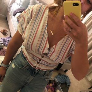 Striped Abercrombie Top